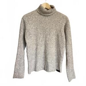 Y2K Vintage Abercrombie & Fitch Wool Blend Turtleneck‎ Sweater Women's XL Gray